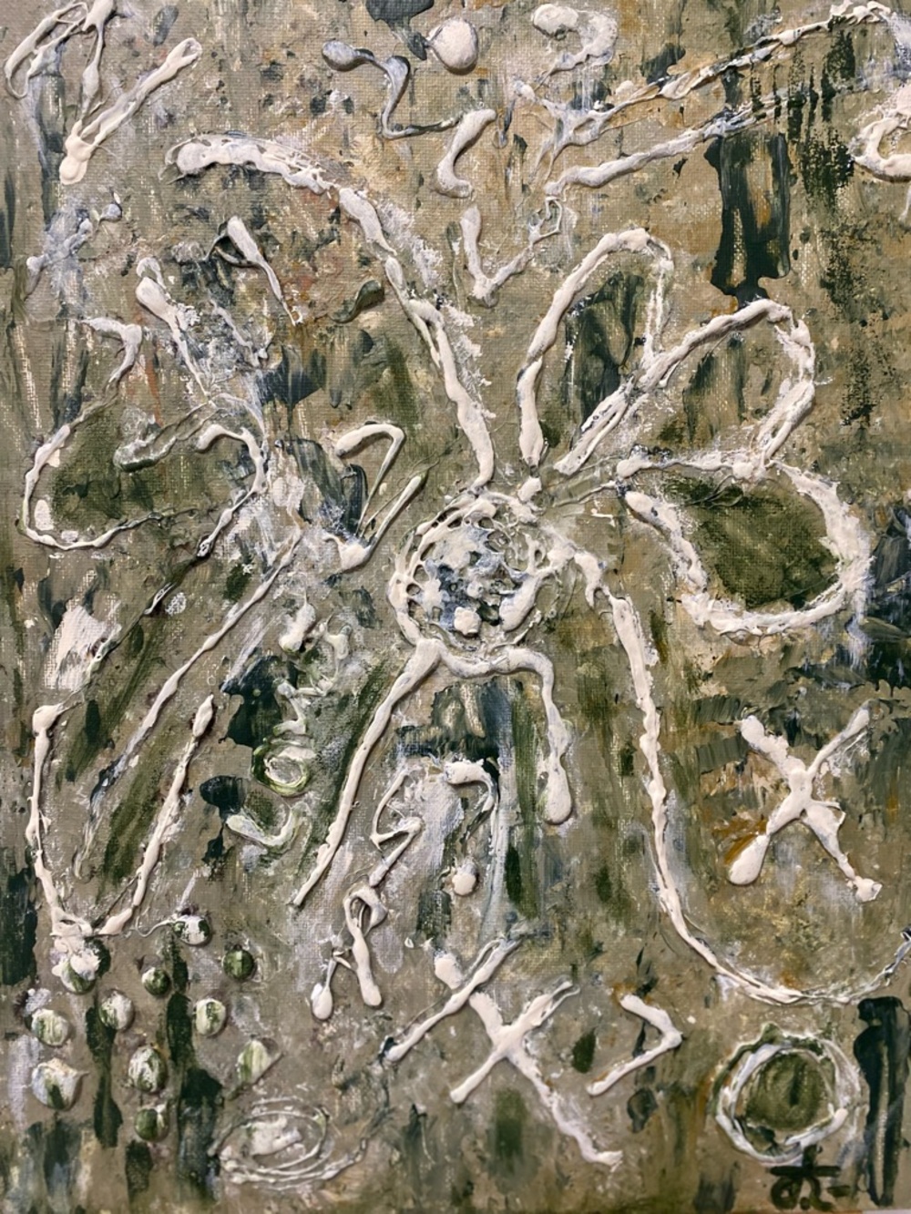 Designer fashion for your wall Abstract Art Textured Painting Wall Decor - Picture 6 of 6